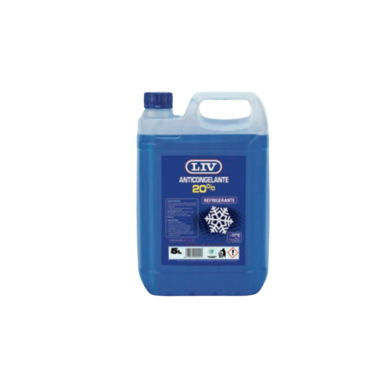ANTICONGELANTE-REFRIGERANTE 50% G12+ ORGÁNICO AZUL LIV 5l.