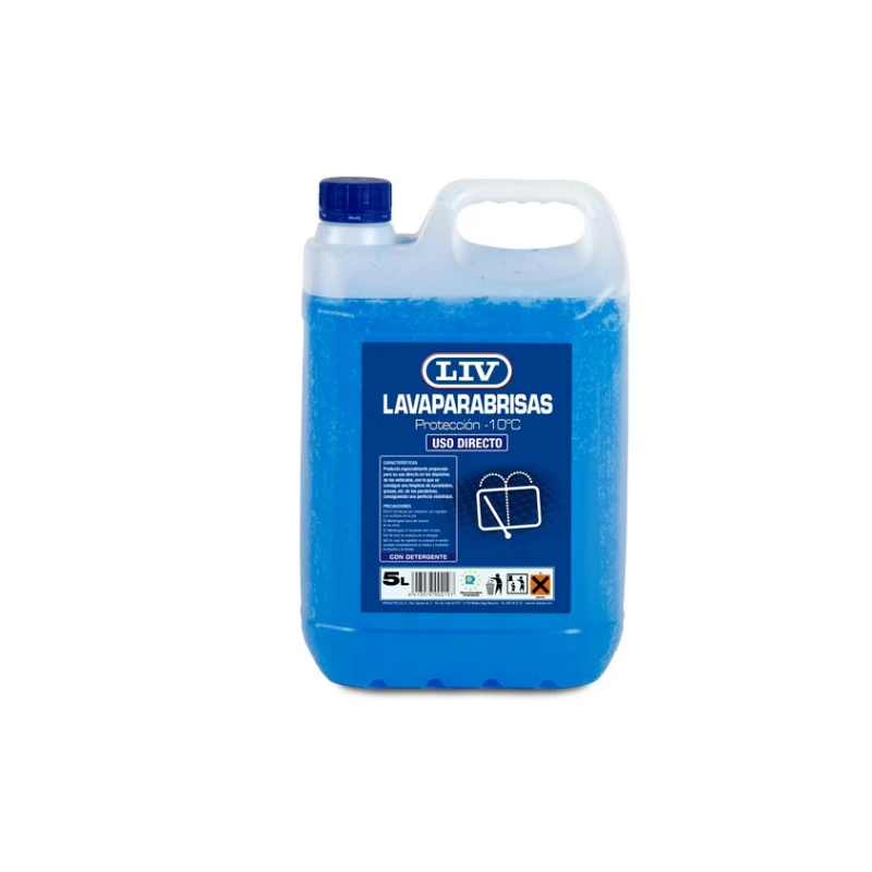 LIMPIAPARABRISAS SIN METANOL -6ºC AZUL LIV 5l.